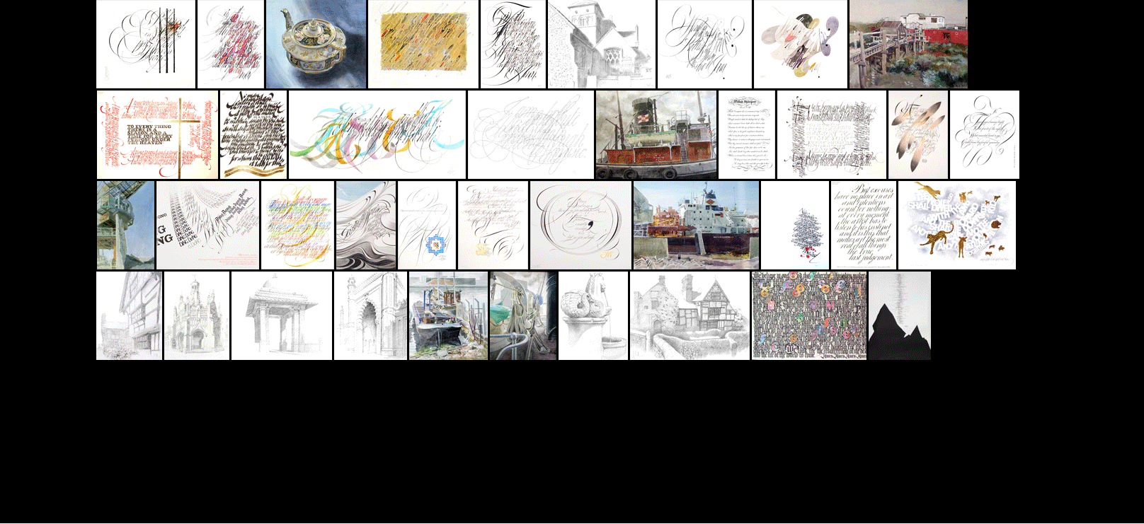 Peter Amos Creative Calligraphy